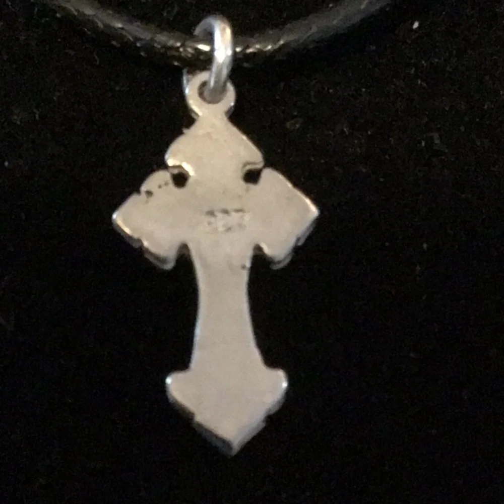 Tiny Sterling silver cross